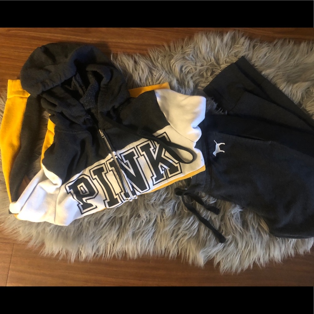 VS PINK hoodie and jogger set